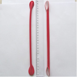 Ручки для сумок, цвет красный, кожзам, FRS-003