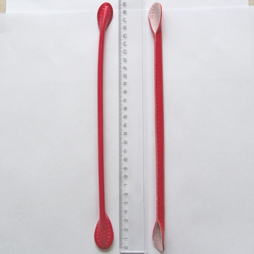 Ручки для сумок, цвет красный, кожзам, FRS-003