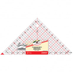 Линейка-треугольник с углом 90*, градация в дюймах, 6 1/2" X 6 7/8", Sew Easy, NL4208