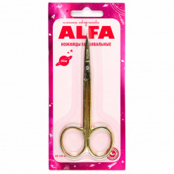 Ножницы вышивальные 10 см ALFA, AF 101-87