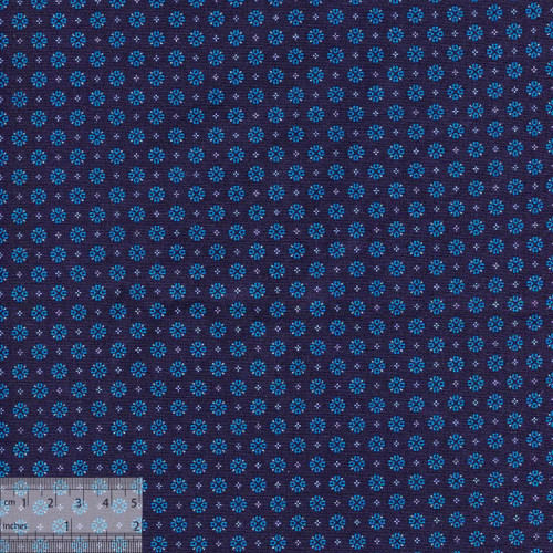 Ткань хлопок «Рамон синий», 75х50см, JL-00111
