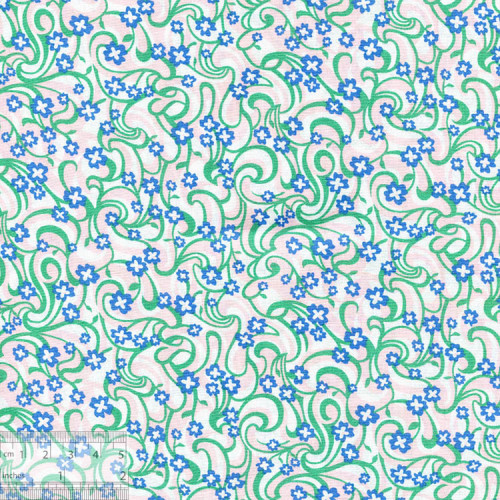 Ткань хлопок «Армин зелёный», 75х50см, JL-00116