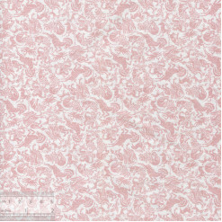 Ткань хлопок «Козероги розовый», 75х50см, JL-00122