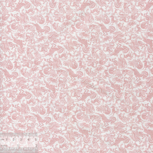 Ткань хлопок «Козероги розовый», 75х50см, JL-00122