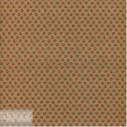 Ткань хлопок «Алиса коричневый», 75х50см, JL-00154