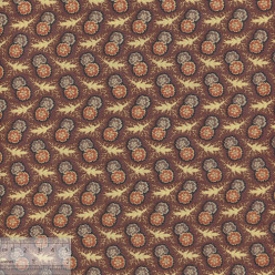 Ткань хлопок «Тамарис коричневый», 75х50см, JL-00159