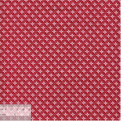 Ткань хлопок «Кельтик красный», 75х50см, JL-00169