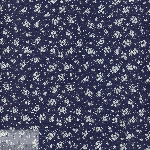 Ткань хлопок «Лукошко тёмно-синий», 75х50см, JL-00181