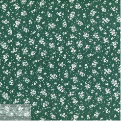 Ткань хлопок «Лукошко зелёный», 75х50см, JL-00183