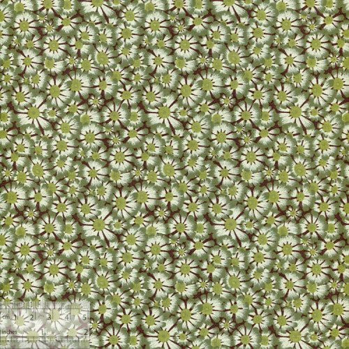 Ткань хлопок «Фиеста зелёный», 75х50см, JL-00185