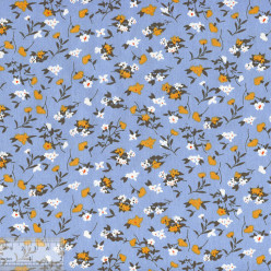 Ткань хлопок «Василиса голубой», 75х50см, ML-017
