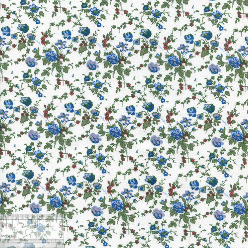 Ткань хлопок «Мариола голубой», 75х50см, ZT-00142