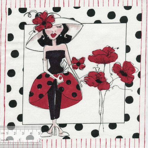 Купон для пэчворка, хлопок 100%, 18x18см, GL-00003
